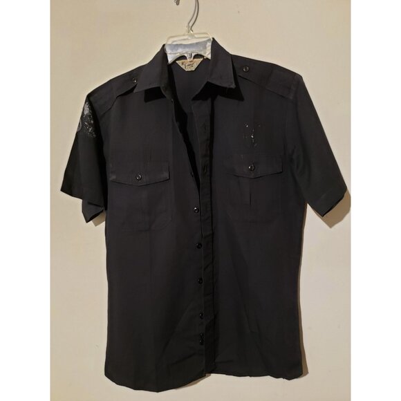 Brigade Quartermasters combat cloth set of 2 s/s black field shirts apprx size m - Picture 1 of 12